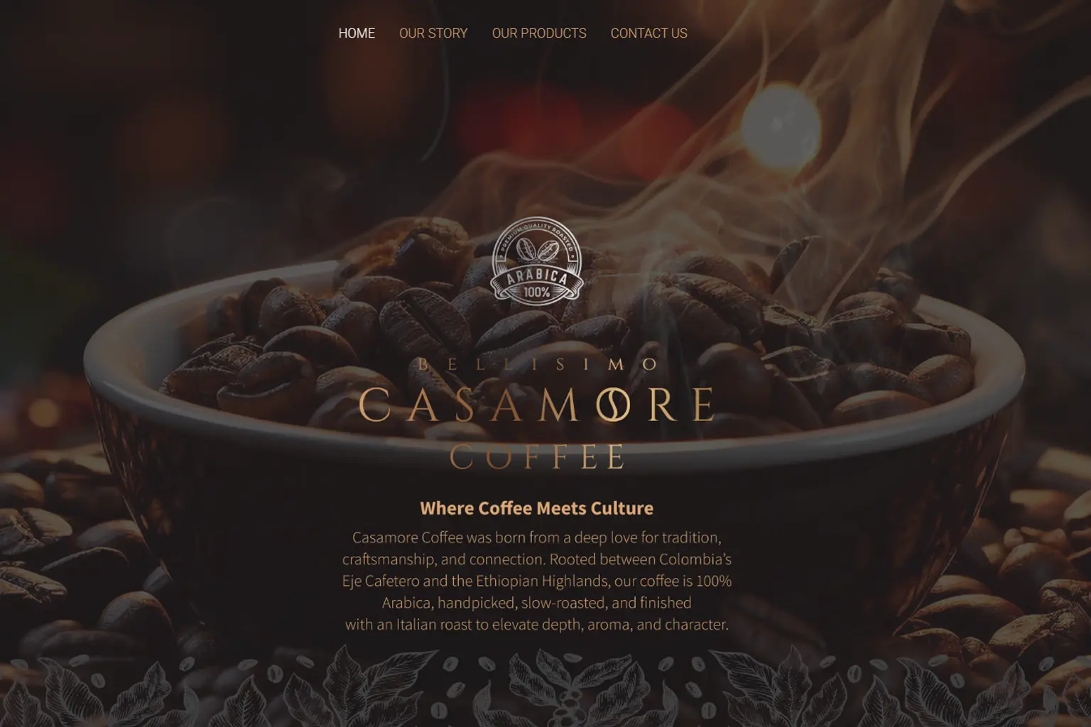 Coffee Business Website Design